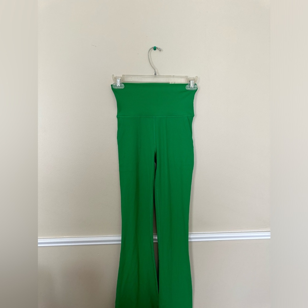 NWT Green Aerie Offline Flared Leggings Size S